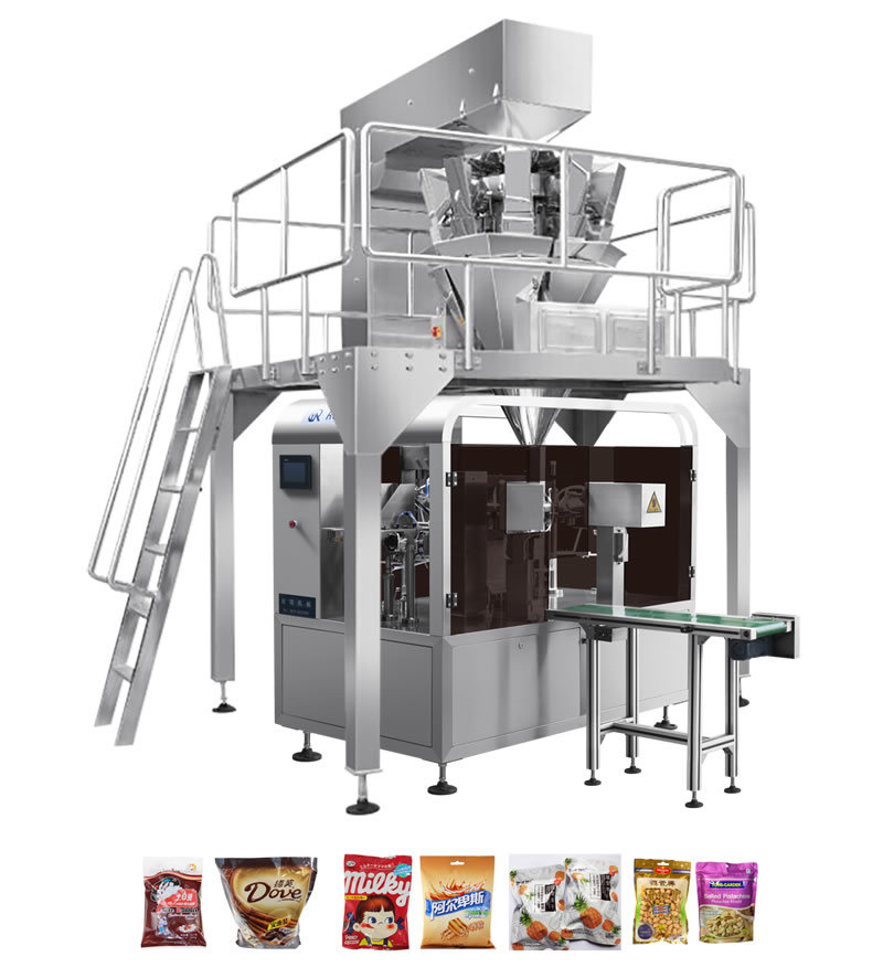 自动站立袋拉链电厂包装/食品包装机